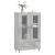 Dulap înalt, gri beton, 69,5x31x115 cm, lemn prelucrat GartenMobel Dekor