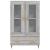 Dulap gri Sonoma 69,5x31x115 cm, lemn prelucrat GartenMobel Dekor