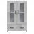 Dulap înalt, gri beton, 69,5x31x115 cm, lemn prelucrat GartenMobel Dekor