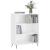 Bibliotecă, alb extralucios, 69,5x32,5x90 cm, lemn prelucrat GartenMobel Dekor