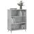 Bibliotecă, gri beton, 69,5x32,5x90 cm, lemn compozit GartenMobel Dekor