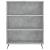 Bibliotecă, gri beton, 69,5x32,5x90 cm, lemn compozit GartenMobel Dekor