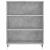 Bibliotecă, gri beton, 69,5x32,5x90 cm, lemn compozit GartenMobel Dekor