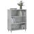 Bibliotecă, gri beton, 69,5x32,5x90 cm, lemn compozit GartenMobel Dekor