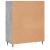 Bibliotecă, gri beton, 69,5x32,5x90 cm, lemn compozit GartenMobel Dekor