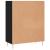 Bibliotecă, negru, 69,5x32,5x90 cm, lemn compozit GartenMobel Dekor