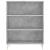 Bibliotecă, gri beton, 69,5x32,5x90 cm, lemn compozit GartenMobel Dekor