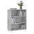 Bibliotecă, gri beton, 69,5x32,5x90 cm, lemn compozit GartenMobel Dekor