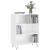 Bibliotecă, alb extralucios, 69,5x32,5x90 cm, lemn prelucrat GartenMobel Dekor