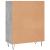 Bibliotecă, gri beton, 69,5x32,5x90 cm, lemn compozit GartenMobel Dekor