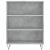 Bibliotecă, gri beton, 69,5x32,5x90 cm, lemn compozit GartenMobel Dekor