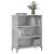 Bibliotecă, gri beton, 69,5x32,5x90 cm, lemn compozit GartenMobel Dekor