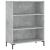 Bibliotecă, gri beton, 69,5x32,5x90 cm, lemn compozit GartenMobel Dekor