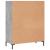 Bibliotecă, gri beton, 69,5x32,5x90 cm, lemn compozit GartenMobel Dekor