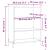 Dulap cu rafturi, alb, 69,5x32,5x90 cm, lemn compozit GartenMobel Dekor