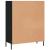 Dulap cu rafturi, negru, 69,5x32,5x90 cm, lemn compozit GartenMobel Dekor