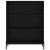 Dulap cu rafturi, negru, 69,5x32,5x90 cm, lemn compozit GartenMobel Dekor