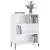 Dulap cu rafturi alb extralucios 69,5x32,5x90 cm lemn compozit GartenMobel Dekor
