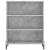 Dulap cu rafturi, gri beton, 69,5x32,5x90 cm, lemn compozit GartenMobel Dekor