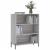 Dulap cu rafturi, gri sonoma, 69,5x32,5x90 cm, lemn compozit GartenMobel Dekor