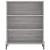 Dulap cu rafturi, gri sonoma, 69,5x32,5x90 cm, lemn compozit GartenMobel Dekor