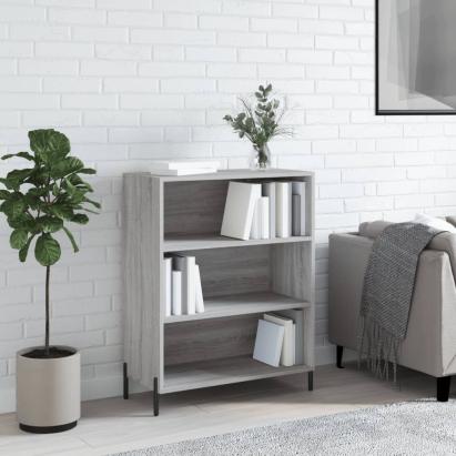 Dulap cu rafturi, gri sonoma, 69,5x32,5x90 cm, lemn compozit GartenMobel Dekor