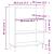 Dulap cu rafturi, gri beton, 69,5x32,5x90 cm, lemn compozit GartenMobel Dekor