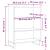 Dulap cu rafturi, alb, 69,5x32,5x90 cm, lemn compozit GartenMobel Dekor