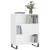 Dulap cu rafturi, alb, 69,5x32,5x90 cm, lemn compozit GartenMobel Dekor