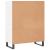 Dulap cu rafturi, alb, 69,5x32,5x90 cm, lemn compozit GartenMobel Dekor