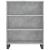 Dulap cu rafturi, gri beton, 69,5x32,5x90 cm, lemn compozit GartenMobel Dekor