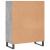 Dulap cu rafturi, gri beton, 69,5x32,5x90 cm, lemn compozit GartenMobel Dekor