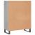 Dulap cu rafturi, gri sonoma, 69,5x32,5x90 cm, lemn compozit GartenMobel Dekor