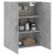 Dulap cu montaj pe perete, gri beton, 69,5x34x90 cm GartenMobel Dekor