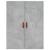 Dulap cu montaj pe perete, gri beton, 69,5x34x90 cm GartenMobel Dekor