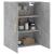 Dulap cu montaj pe perete, gri beton, 69,5x34x90 cm GartenMobel Dekor
