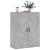 Dulap cu montaj pe perete, gri beton, 69,5x34x90 cm GartenMobel Dekor