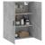 Dulap cu montaj pe perete, gri beton, 69,5x34x90 cm GartenMobel Dekor