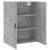 Dulap cu montaj pe perete, gri beton, 69,5x34x90 cm GartenMobel Dekor
