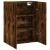 Dulap montat pe perete, stejar fumuriu, 69,5x34x90 cm GartenMobel Dekor