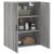 Dulap montat pe perete, gri sonoma, 69,5x34x90 cm GartenMobel Dekor