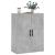 Dulap cu montaj pe perete, gri beton, 69,5x34x90 cm GartenMobel Dekor