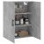 Dulap cu montaj pe perete, gri beton, 69,5x34x90 cm GartenMobel Dekor