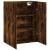 Dulap montat pe perete, stejar fumuriu, 69,5x34x90 cm GartenMobel Dekor