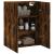 Dulap montat pe perete, stejar fumuriu, 69,5x34x90 cm GartenMobel Dekor