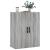 Dulap montat pe perete, gri sonoma, 69,5x34x90 cm GartenMobel Dekor