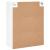 Dulap cu montaj pe perete, alb extralucios, 69,5x34x90 cm GartenMobel Dekor