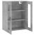 Dulap cu montaj pe perete, gri beton, 69,5x34x90 cm GartenMobel Dekor