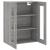 Dulap montat pe perete, gri sonoma, 69,5x34x90 cm GartenMobel Dekor