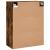Dulap montat pe perete, stejar fumuriu, 69,5x34x90 cm GartenMobel Dekor